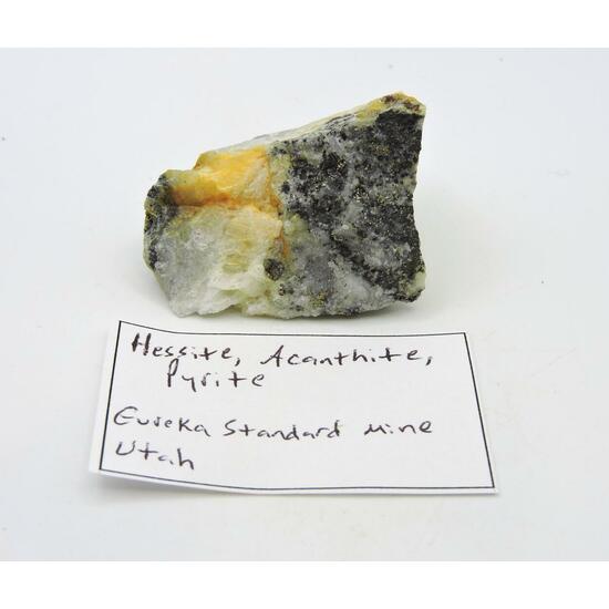Hessite With Acanthite
