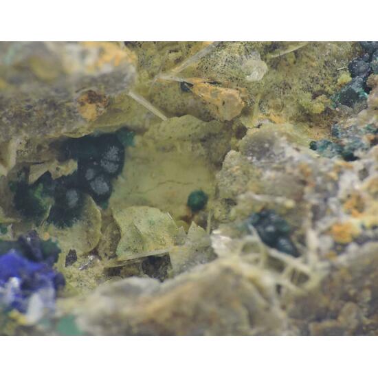 Azurite & Cornwallite