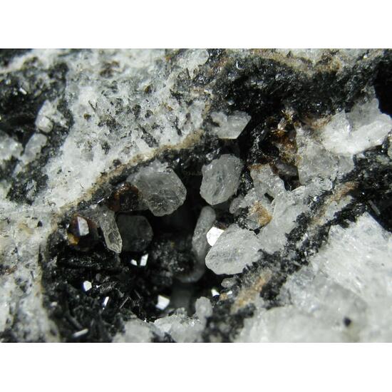 Vesuvianite Sanidine Hornblende & Fluorite