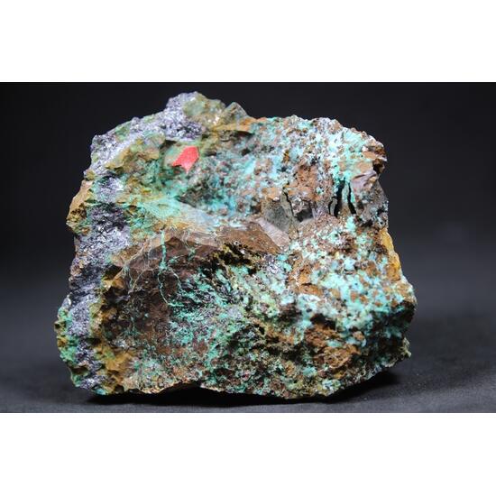 Silver Cuprite & Malachite