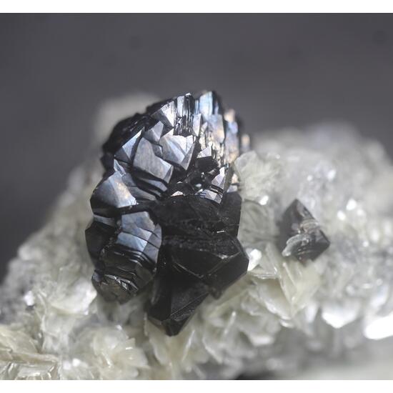 Cassiterite With Beryl Var Aquamarine