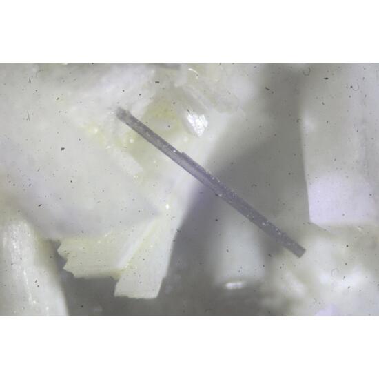 Laumontite With Tourmaline