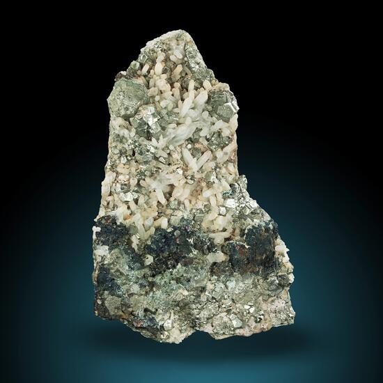 Chalcopyrite With Quartz & Pyrite