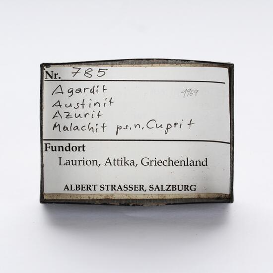 Agardite Austinite Azurite & Malachite Psm Cuprite