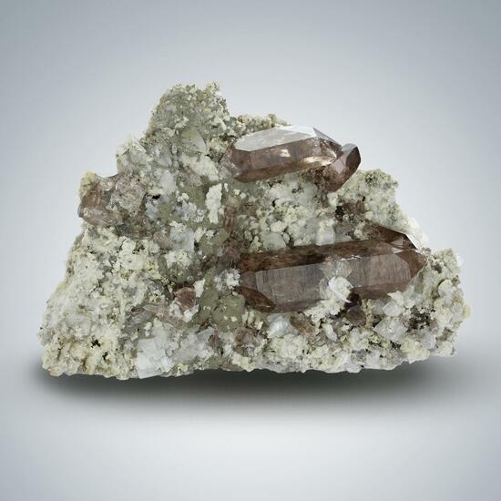 Smoky Quartz & Adularia