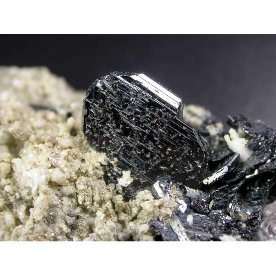 Hematite Rutile Schorl Calcite Adularia & Quartz