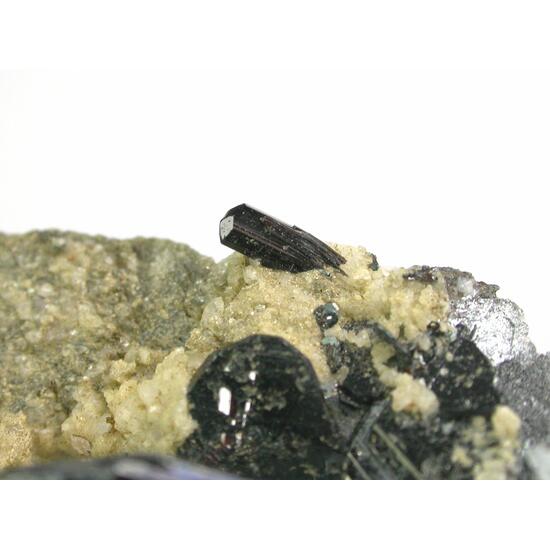 Hematite Rutile Schorl Calcite Adularia & Quartz