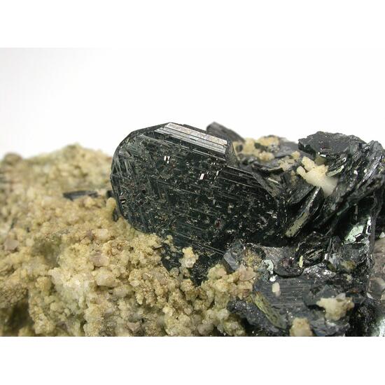 Hematite Rutile Schorl Calcite Adularia & Quartz