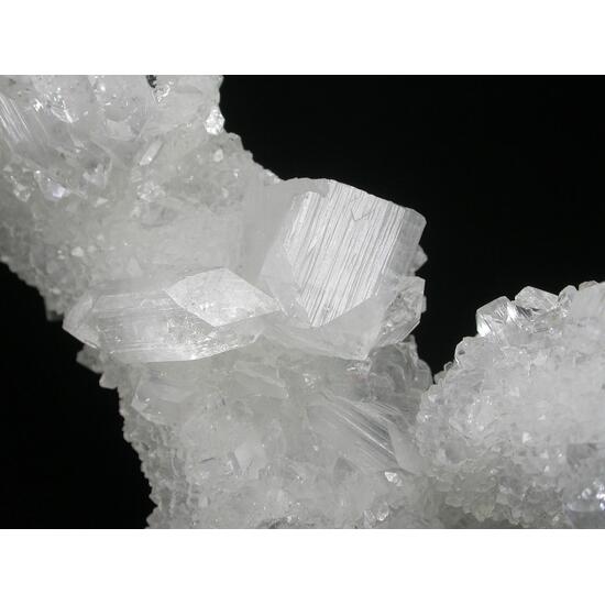 Fluorapophyllite & Quartz