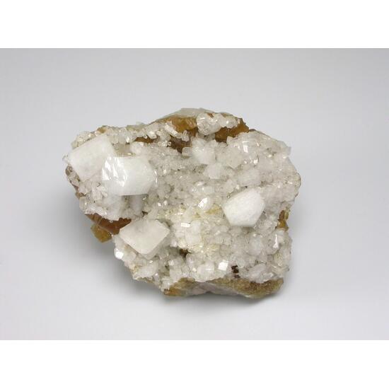 Harmotome On Calcite