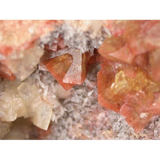 Chabazite Calcite & Heulandite