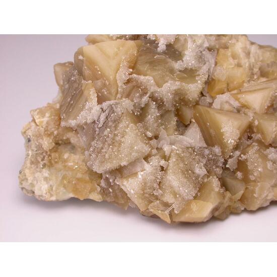 Harmotome On Calcite