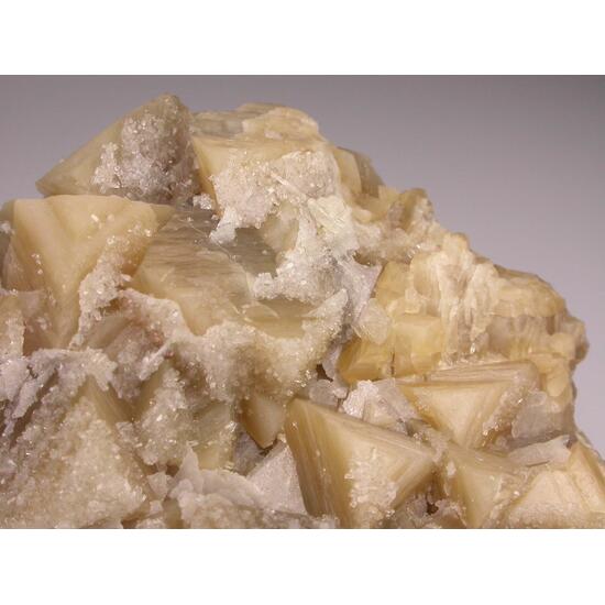 Harmotome On Calcite
