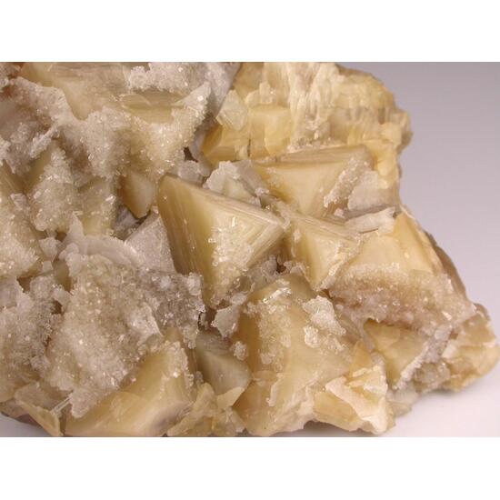 Harmotome On Calcite