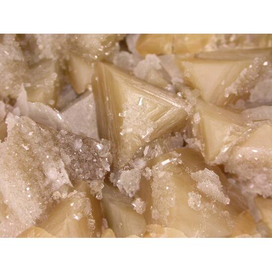 Harmotome On Calcite