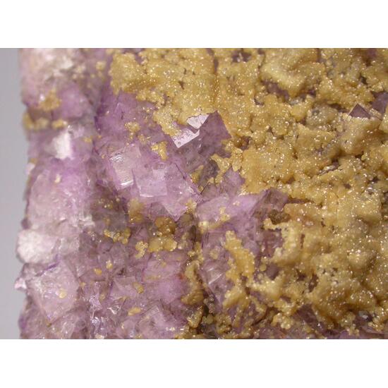 Smithsonite On Fluorite