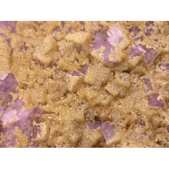 Smithsonite On Fluorite