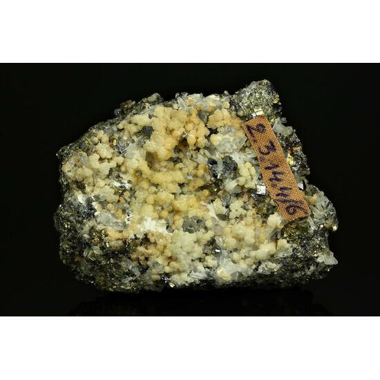 Galena & Chalcopyrite On Sphalerite