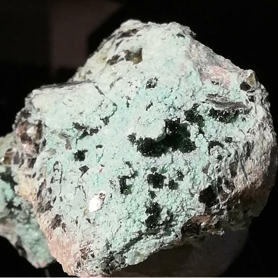 Libethenite On Chrysocolla