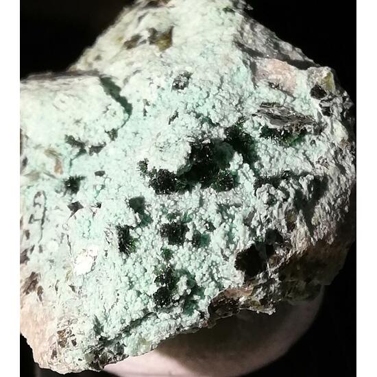 Libethenite On Chrysocolla