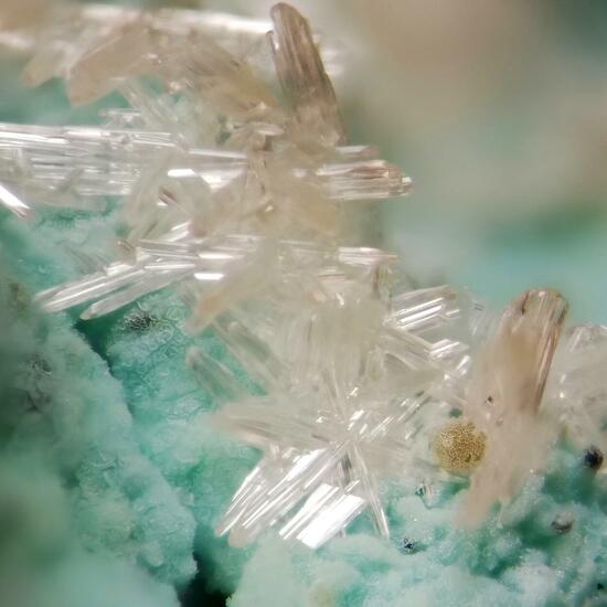 Cerussite On Chrysocolla