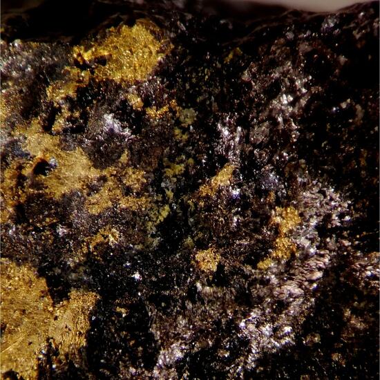 Native Gold In Uraninite