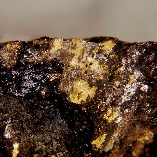 Native Gold In Uraninite
