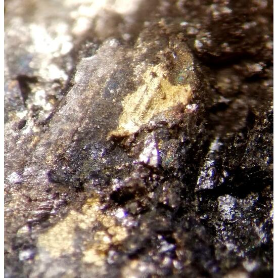Native Gold In Uraninite