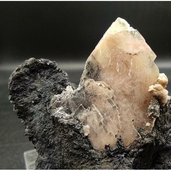 Aragonite & Calcite On Siderite