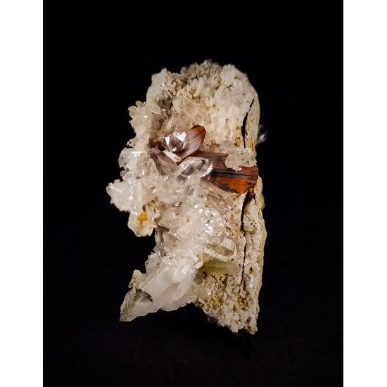 Brookite & Quartz