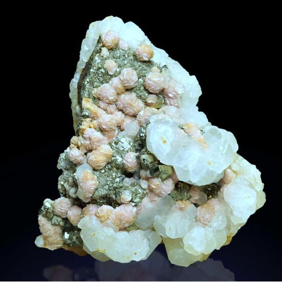 Rhodochrosite Calcite & Pyrite
