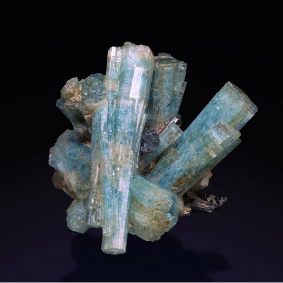 Aquamarine & Schorl