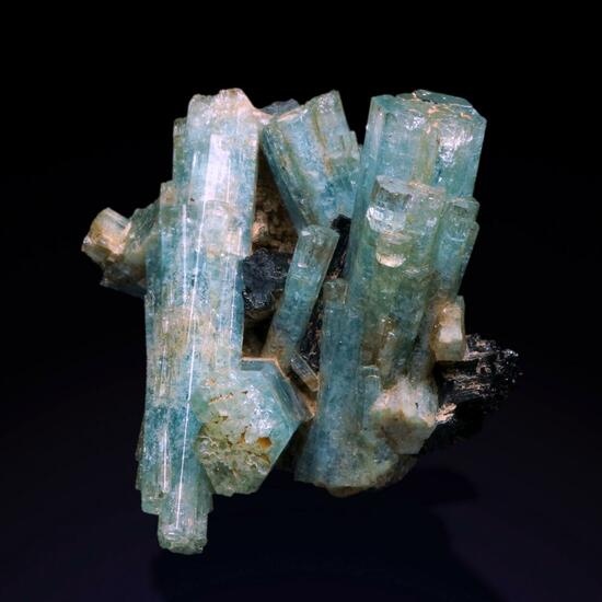 Aquamarine & Schorl