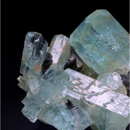 Aquamarine & Schorl