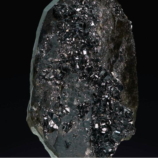 Cassiterite On Smoky Quartz