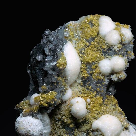 Calcite Boulangerite Siderite & Quartz