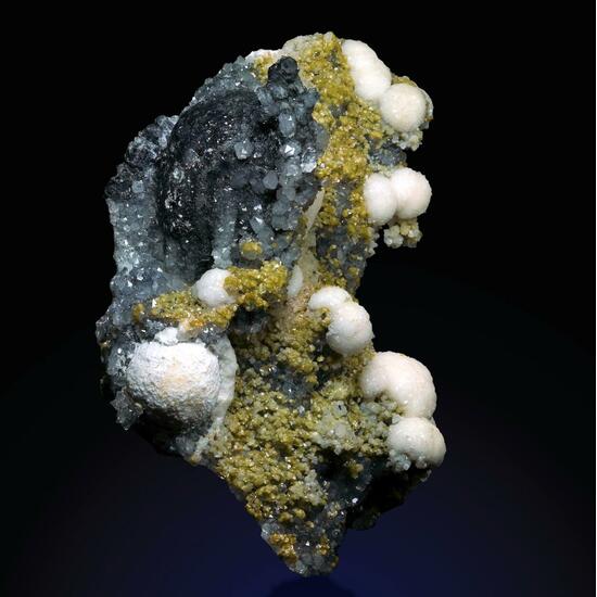 Calcite Boulangerite Siderite & Quartz