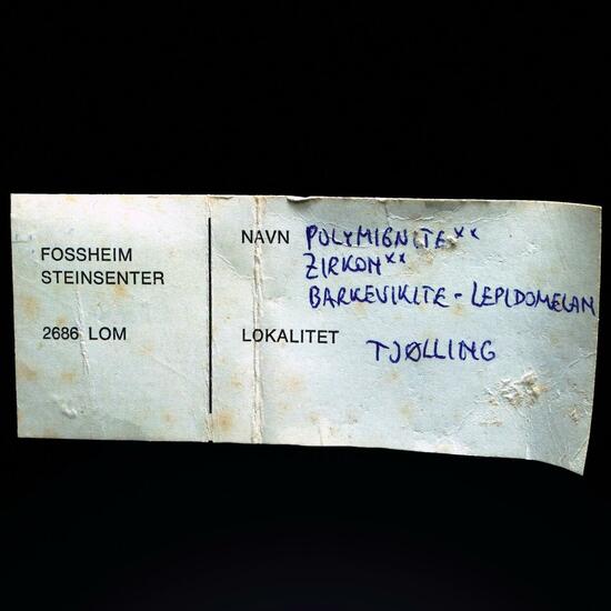 Zirconolite Var Polymignite & Zircon